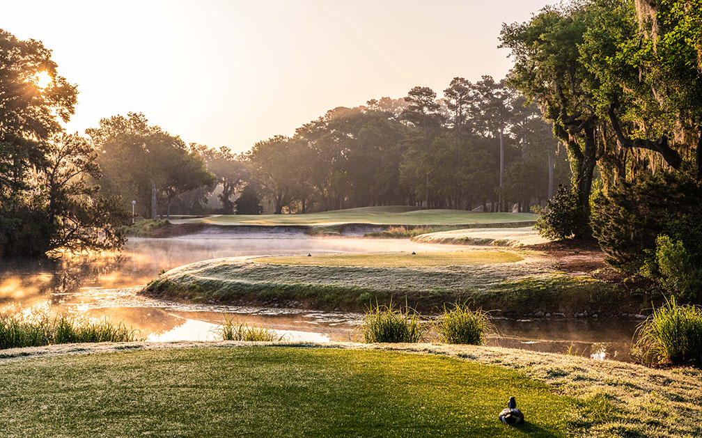 Morning light on a Lowcountry golf course